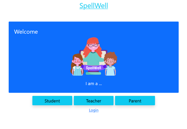 screenshot spellwell website